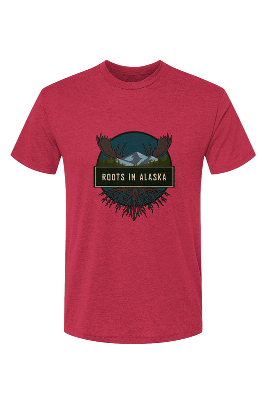 Roots In Alaska Triblend Short Sleeve Crew