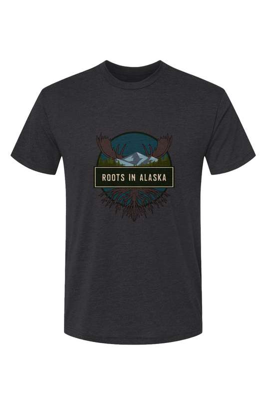 Roots In Alaska Triblend Short Sleeve Crew